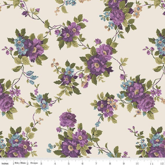 Anne of Green Gables™-1/2 Yard Increments, Cut Continuously (C13850 Main Cream) by Riley Blake Designs