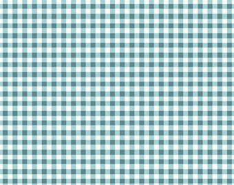 Cotton Nook - 1/2 Yard Increments, Cut Continuously (C17976 Plaid Blue) by Minki Kim for Riley Blake Designs
