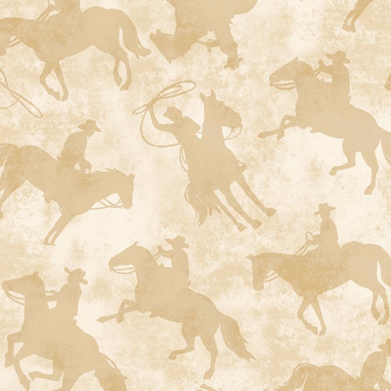 Yellowstone 108" Wide Back - End of Bolt 22" (14483W-07 Ecru) by Kanvas Studio for Benartex