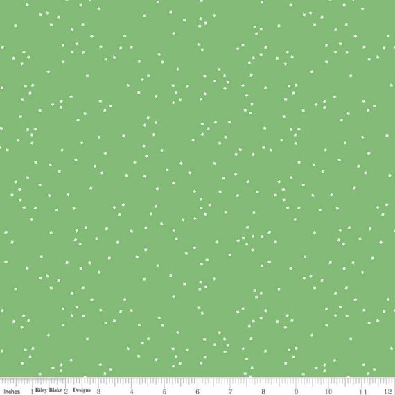 Blossom by Christopher Thompson for Riley Blake Designs- C715 Green Smooothie- 1/2 Yard Increments, Cut Continuously