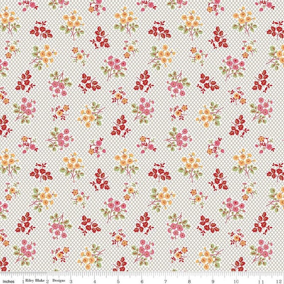 Bee Vintage -1/2 Yard Increments, Cut Continuously (C13078 Leah Cloud) by Lori Holt for Riley Blake Designs