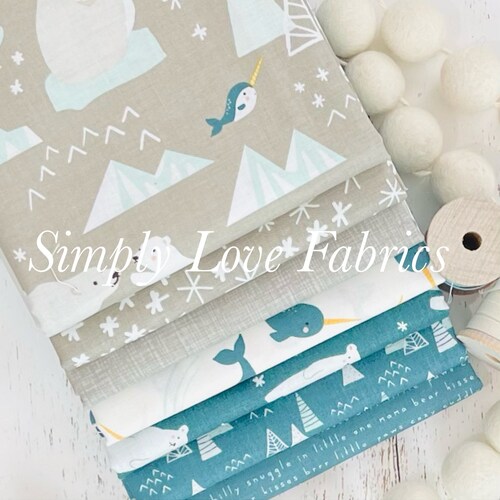 Shops Nice Ice Baby- 1/2 Yard Bundle (21 Fabrics) by Deena Rutter for Riley Blake Designs