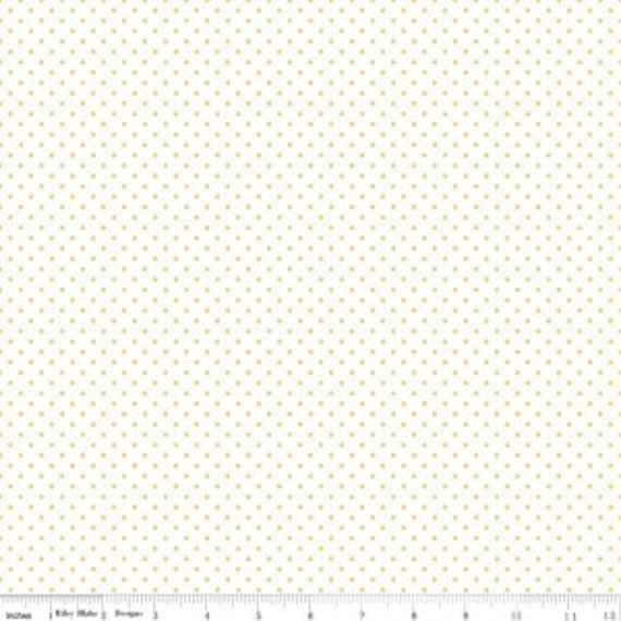 Swiss Dot YELLOW by Riley Blake Designs- C660- 1/2 yard Increments, Cut Continuously
