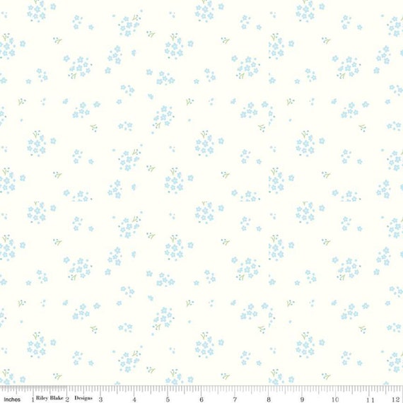 Hush Hush 3- 1/2 Yard Increments, Cut Continuously (C14077 Awesome Blossom) by Amy Smart for Riley Blake Designs