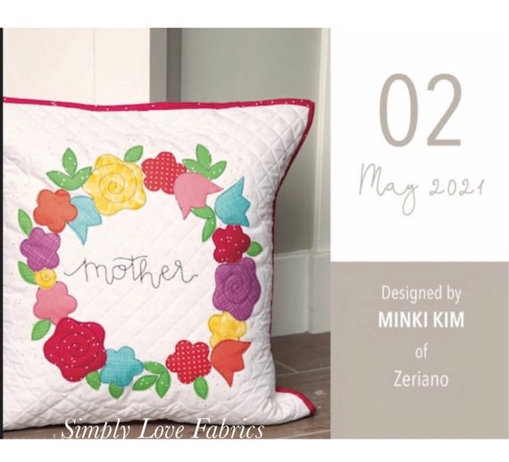 Pillow Kit of the Month- May- by Minky Kim for Riley Blake Designs- 20” x 20”