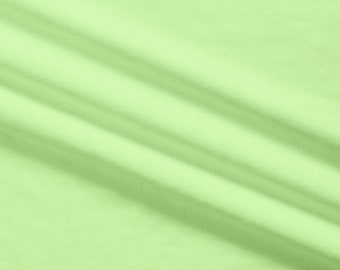 Silky Minky Solid 60"- 1/2 Yard Increments, Cut Continuously (7580-Lime) by QT Fabrics