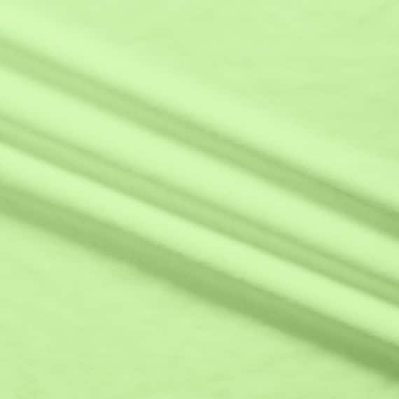 Silky Minky Solid 60"- 1/2 Yard Increments, Cut Continuously (7580-Lime) by QT Fabrics