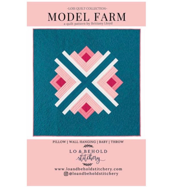 Model Farm PAPER Pattern (LBS 113) by Lo and Behold Stitchery- Pattern includes 4 Size Options