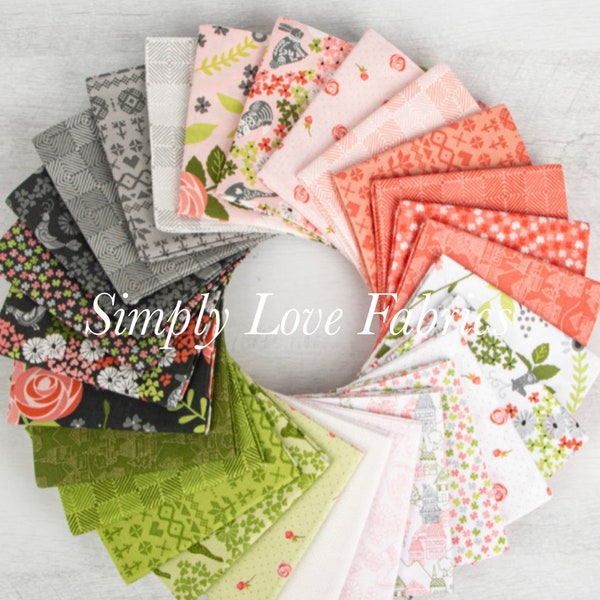 Fable- Fat Quarter Bundle (FQ- 112710-27 Fabrics) by Jill Finley for  Riley Blake Designs