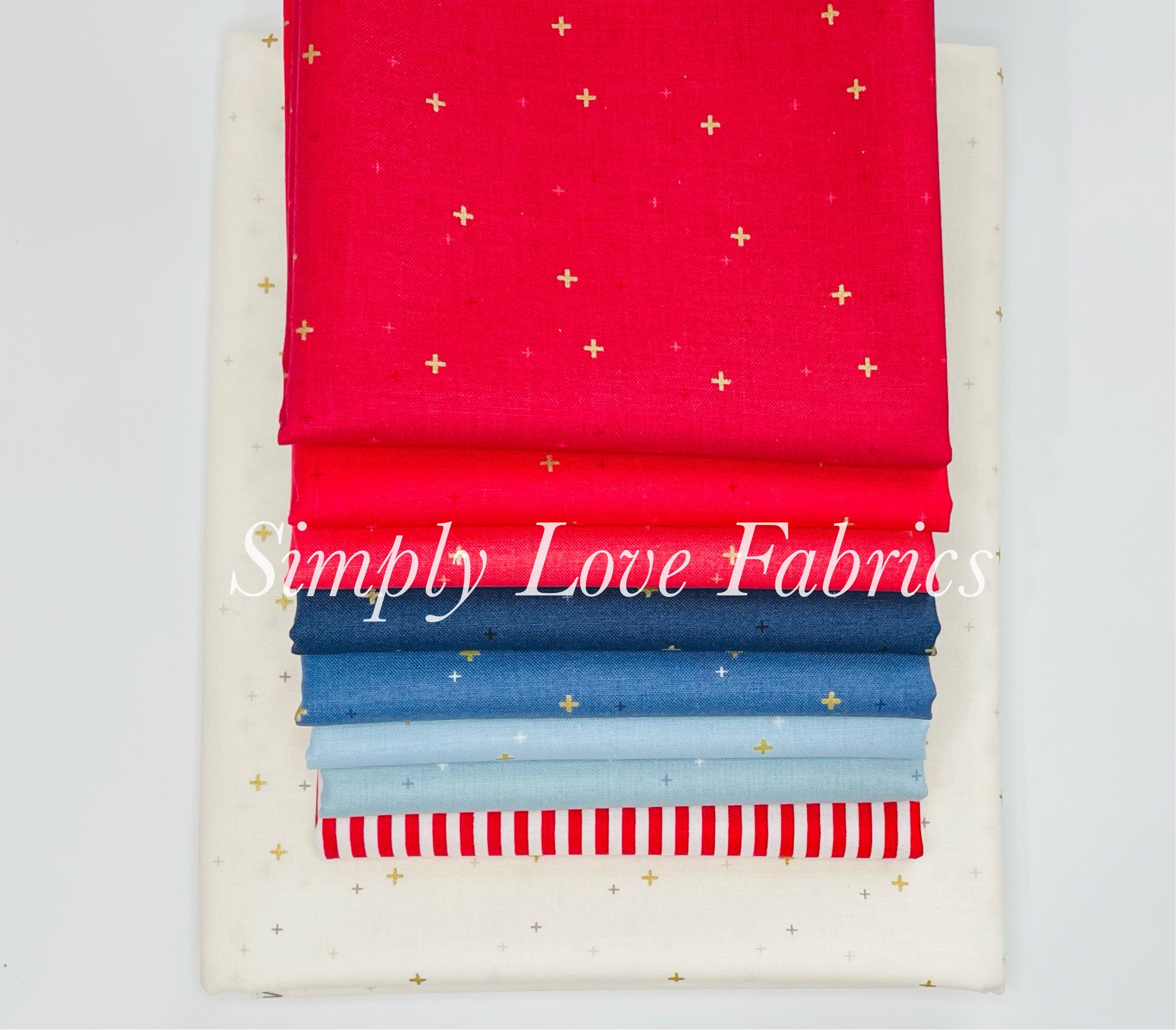 Simple Stripes Quilt Kit Using Sparkler Fabric with Gold Metallic by