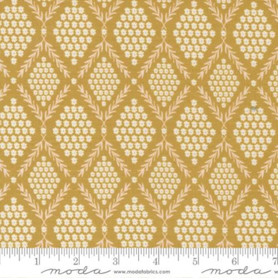Evermore-1/2 Yard Increments, Cut Continuously (43153-13 Honeysweet Honey) by Sweetfire Road for Moda