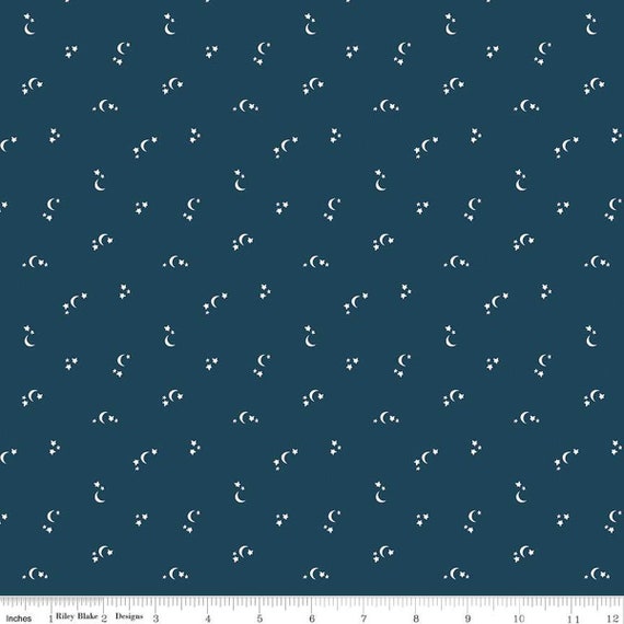 Seasonal Basics - 1/2 Yard Increments, Cut Continuously (C653 - Oxford Moons) by Christopher Thompson for Riley Blake Designs