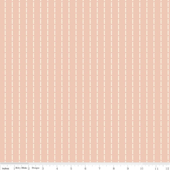 Blush 'n Butterscotch-1/2 Yard Increments, Cut Continuously (C15595 Clouds Blush) Simple Simon & Company for Riley Blake Designs