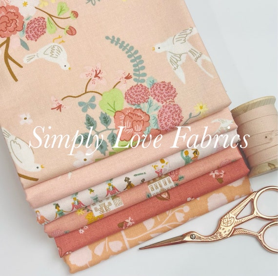 Emma- 1/2 Yard Bundle (6 Fabrics) by Citrus and Mint Designs for Riley Blake Designs