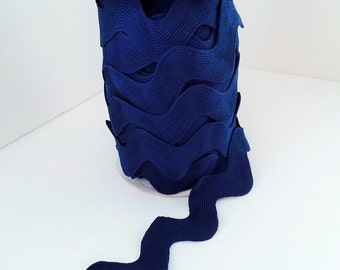 Jumbo Ric Rac- Navy (5 Yard Bundle) Riley Blake Designs