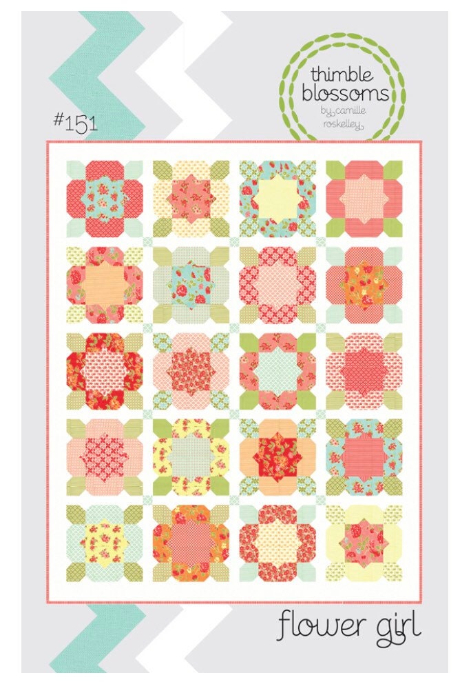 Flower Girl Quilt Kit in A Blooming Bunch by Maureen McCormick for Moda