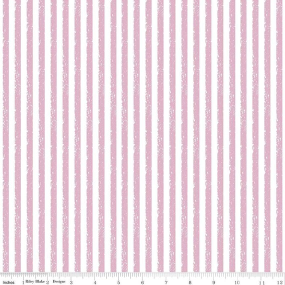 Crayola™ Stripe - 1/2 Yard Increments, Cut Continuously (C685 Bubble Bath) by Riley Blake Designs