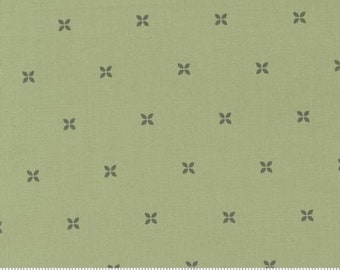 Sunnyside-1/2 Yard Increments, Cut Continuously (55282-16 Nesting Moss) by Camille Roskelley for Moda