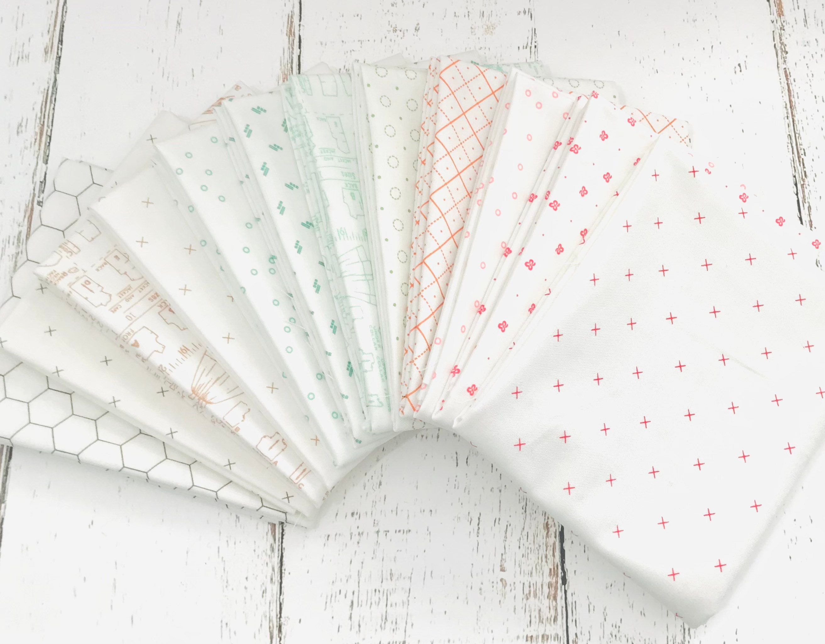 Bee Backgrounds New Colors! Fat Quarter Bundle (12 Fabrics) by Lori