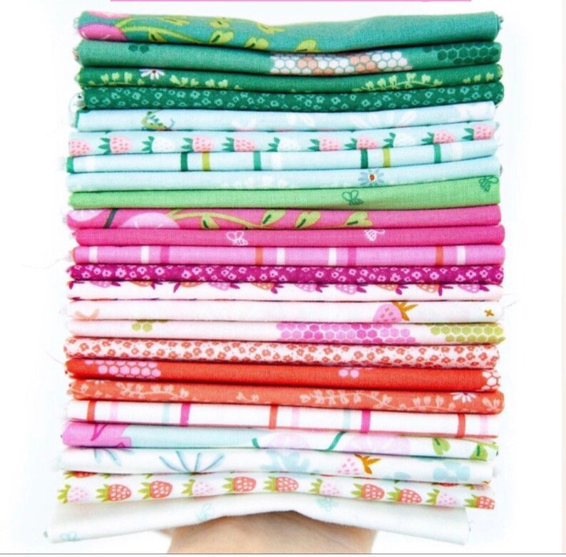 New Dawn 12 Yard Increments C9853 Blush Strawberry by Citrus and Mint for Riley Blake Designs Cut Continuously