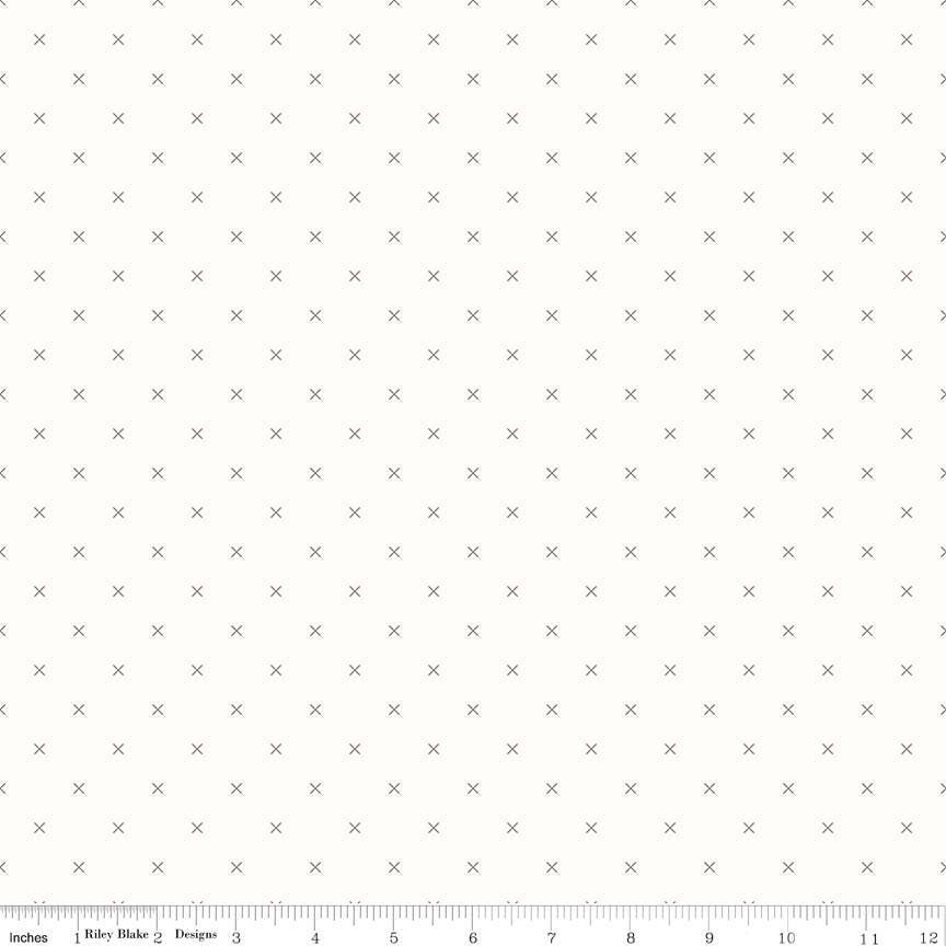 Bee Backgrounds by Lori Holt for Riley Blake Designs C6381 Crosstitch