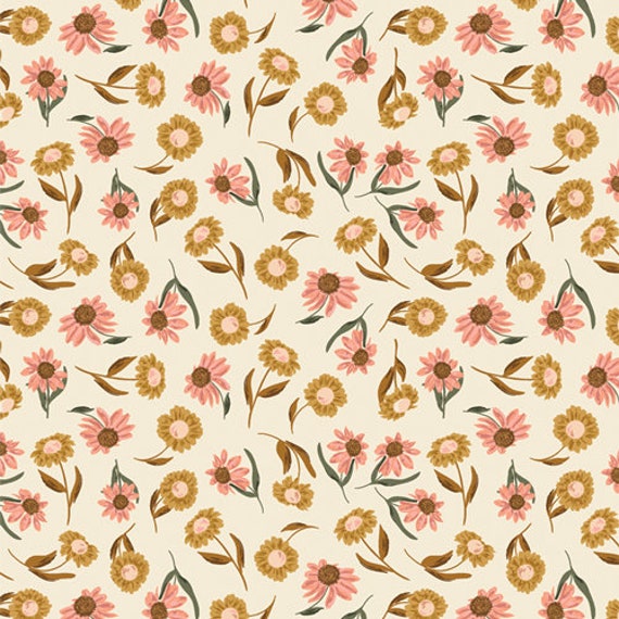 Wild Forgotten-End of Bolt 27.5" - WF 77605 Nectar Willow- by Bonnie Christine for Art Gallery Fabrics