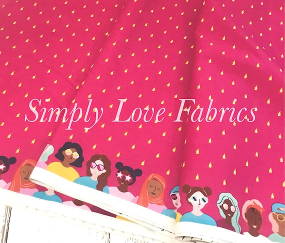 Girl Power - 1/4 Yard (C10652 Fuchsia Lightning) by Damask Love for Riley Blake Designs