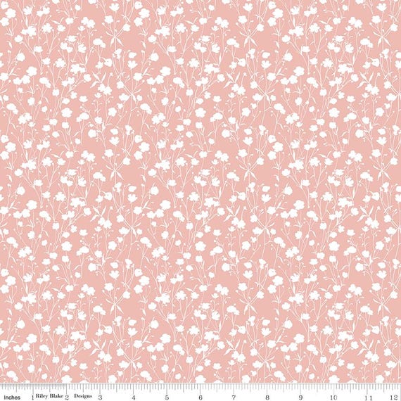 Love Me More - 1/2 Yard Increments, Cut Continuously (C15635 Tonal Coral) by Lisa Audit for Riley Blake Designs