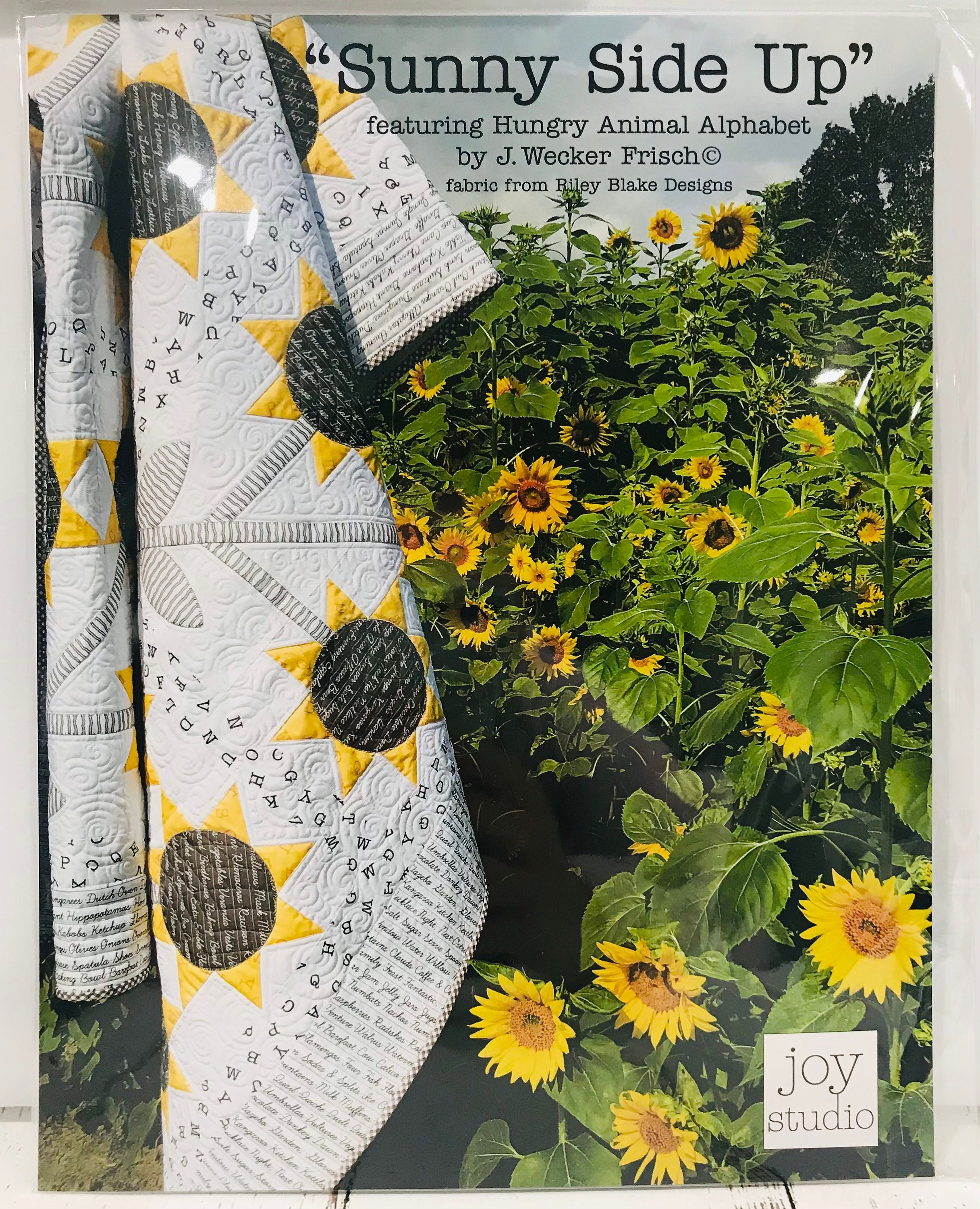 Sunny Side Up Quilt PATTERN Finished Size 72” x 72” P149 Fabric by J