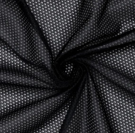 Micro Mesh 60" Wide- 1/2 Yard Increments, Cut Continuously (Black)