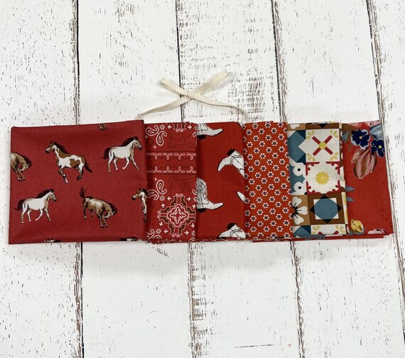 Wild Rose - Fat Quarter Bundle (6 Red Fabrics) by Riley Blake Designs