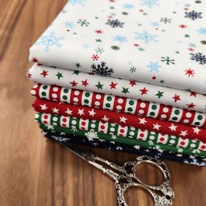 Hello Holidays - Half Yard Bundle (8 Curated Fabrics) by Abi Hall for Moda