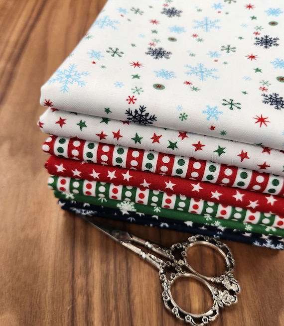 Hello Holidays - Half Yard Bundle (8 Curated Fabrics) by Abi Hall for Moda