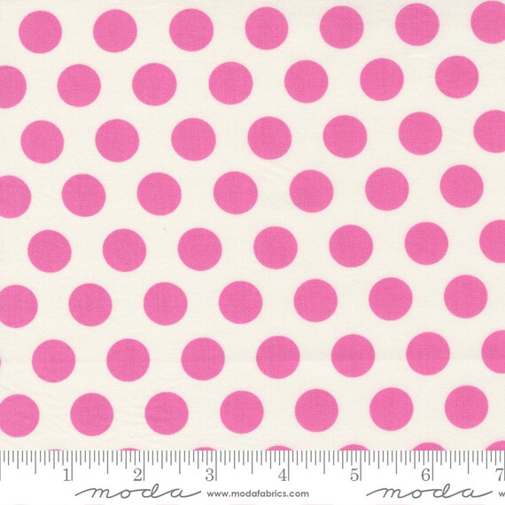Sincerely Yours- 1/4 Yard (37611 17 White Petunia Dots) by Sherri and Chelsi for Moda