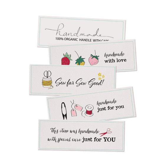 Minki Kim BloomBerry Woven Labels - ST-34844- by Minki Kim for Riley Blake Designs