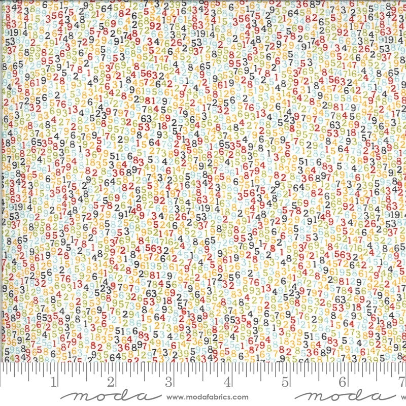 Animal Crackers 1/2 Yard Increments, Cut Continuously (580915 Numbers