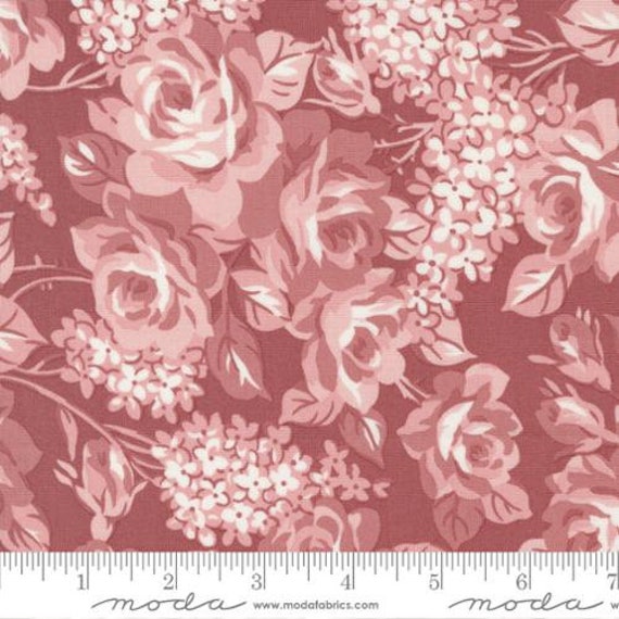 Sunnyside-1/2 Yard Increments, Cut Continuously (55280-40 Rosy Blush) by Camille Roskelley for Moda