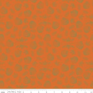 Shades of Autumn- 1/2 Yard Increments, Cut Continuously (SC13475 Icons Orange Sparkle) by My Mind&#39;s Eye for Riley Blake Designs