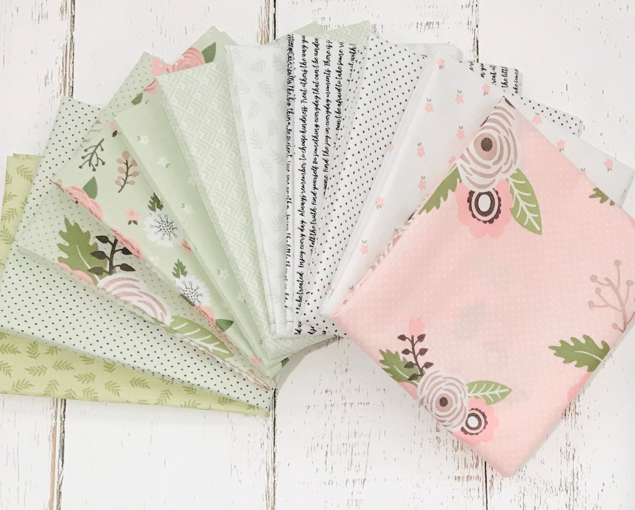 Fat Quarter Bundle 11 Fabrics Modern Farmhouse by Simple Simon and Co