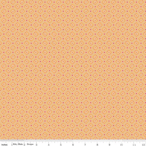 Bee Dots -1/2 Yard Increments, Cut Continuously (C14179 Frances Marigold) by Lori Holt for Riley Blake Designs