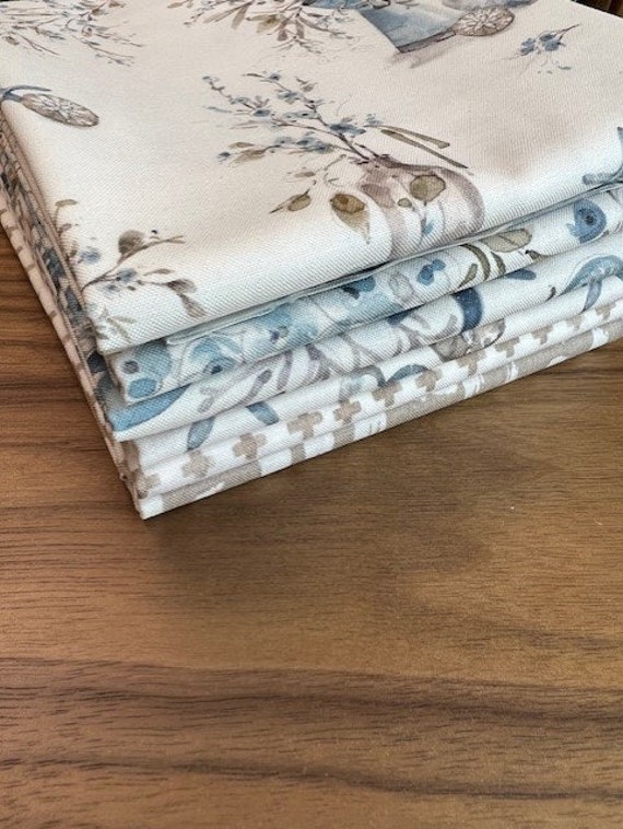 Blue Escape Coastal-Half Yard Bundle (6 Off White Fabrics) by Lisa Audit for Riley Blake Designs