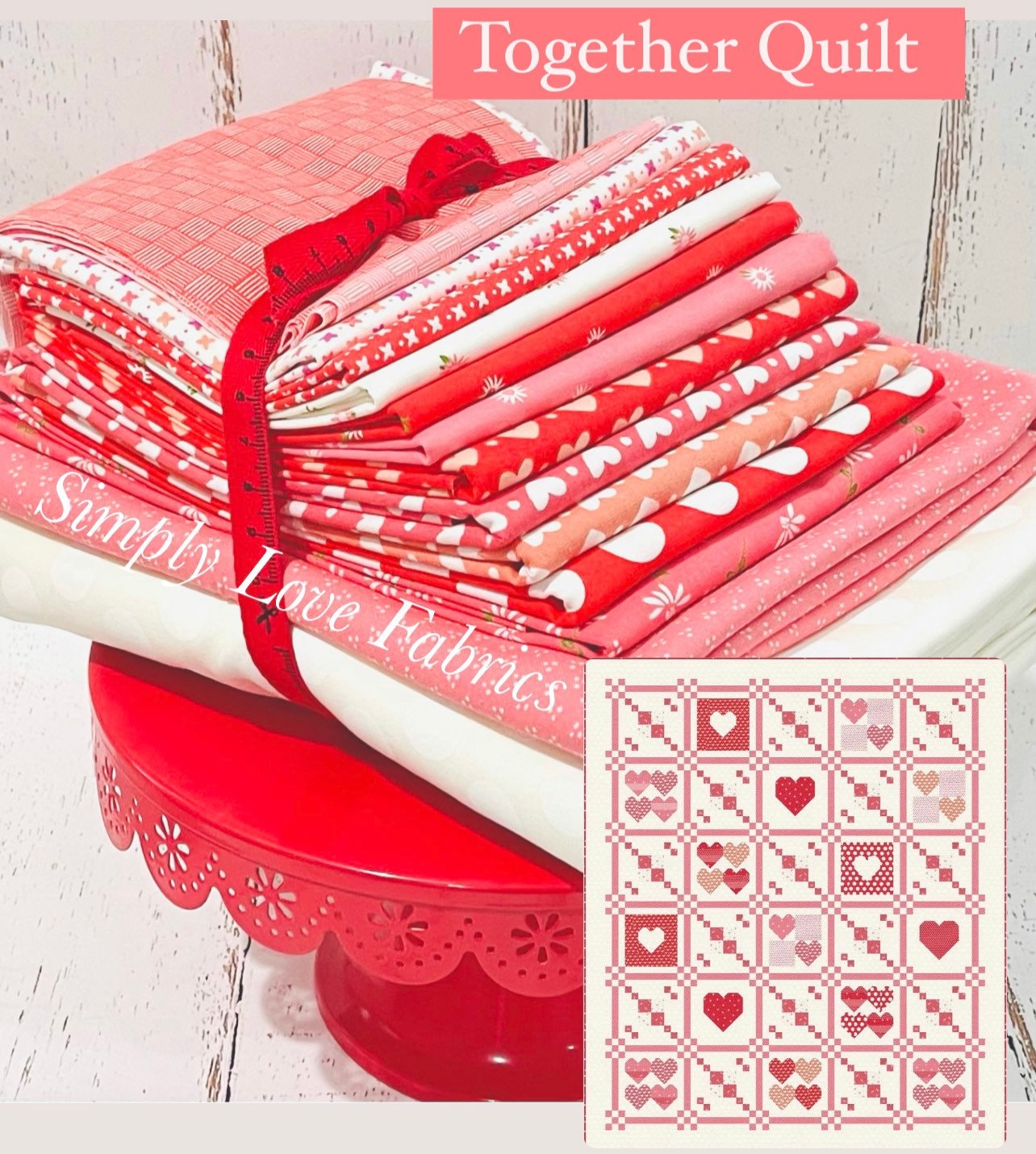 Together Quilt Kit (64” x 75”) Sincerely Yours by Sherri and Chelsi