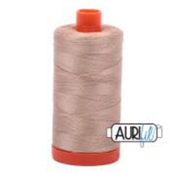 50wt Aurifil Mako Thread-MK50 2314 Beige