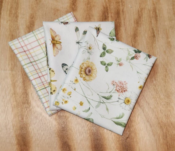 Love Me More - Fat Quarter Bundle (3 Cloud Fabrics) by Lisa Audit for Riley Blake Designs