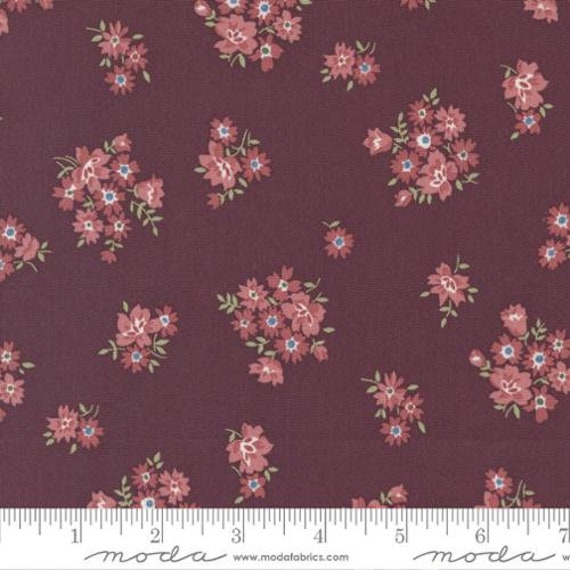 Sunnyside-1/2 Yard Increments, Cut Continuously (55288-21 Fresh Cuts Mulberry) by Camille Roskelley for Moda