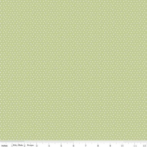 Flower Garden-End of Bolt 12" (C11905 Green Dots) by Echo Park Paper Co. for RBD