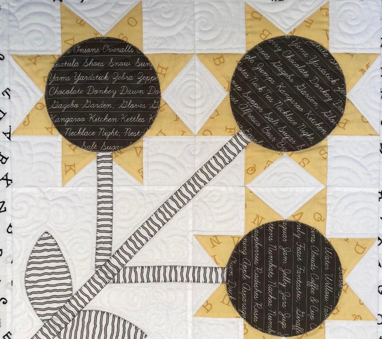 Sunny Side Up Quilt PATTERN Finished Size 72” x 72” P149 Fabric by J