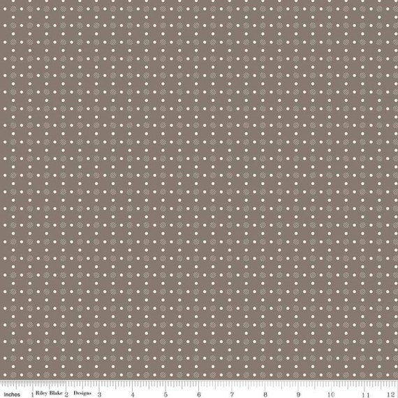 Bee Dots -1/2 Yard Increments, Cut Continuously (C14174 Lois Pebble) by Lori Holt for Riley Blake Designs
