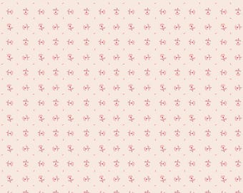 Berry & Sage - 1/2 Yard Increments, Cut Continuously (C17399 Blooms Latte) by Lori Holt for Riley Blake Designs