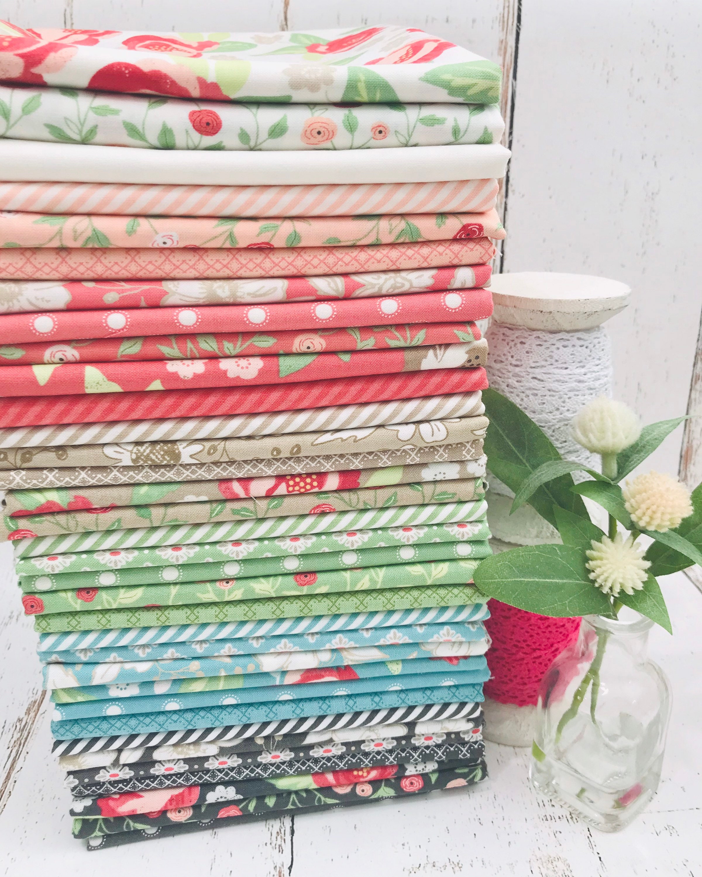 1/2 Yard Bundle (34 Fabrics) Bloomington by Lella Boutique for Moda 5110HY